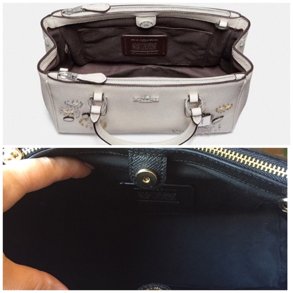 NEW Coach Mini Surrey Carryall With Heart Rivets - Picture 3 of 8